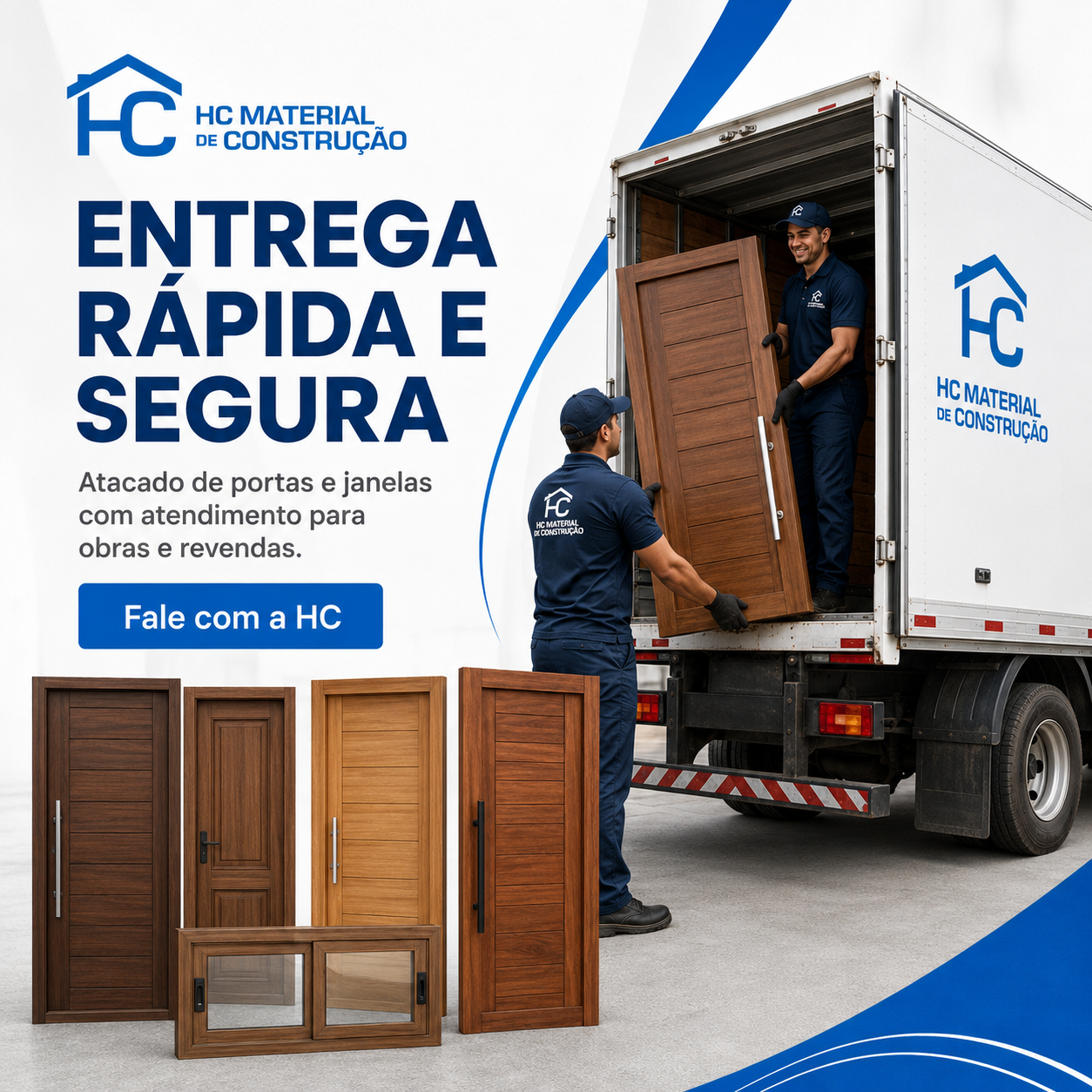Qualidade e variedade em portas de madeira — HC